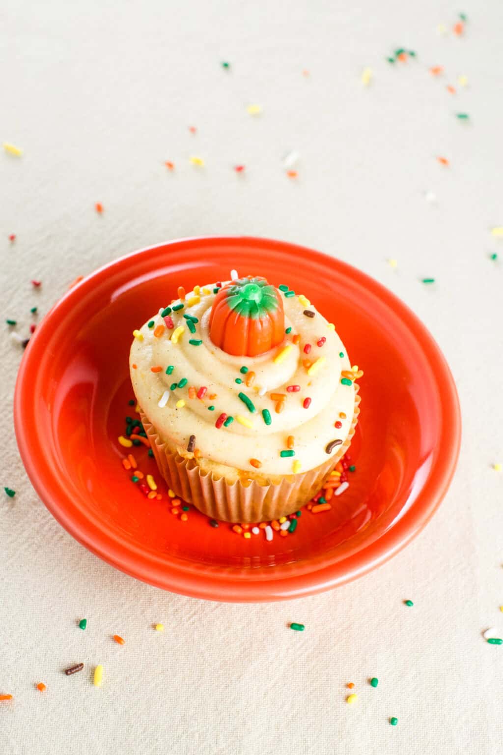 Cake Mix Cupcakes With Pumpkin Cream Cheese Frosting Recipe Shuffle